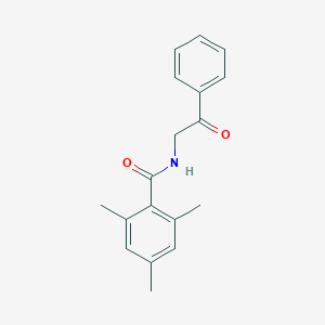 2,4,6-trimethyl-N-(2-oxo-2-phenylethyl)benzamide