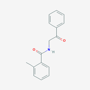 2-methyl-N-(2-oxo-2-phenylethyl)benzamide
