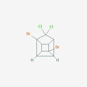 1,4-Dibromo-9,9-dichloropentacyclo[4.3.0.0~2,5~.0~3,8~.0~4,7~]nonane