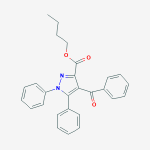 butyl 4-benzoyl-1,5-diphenyl-1H-pyrazole-3-carboxylate
