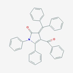 4-benzoyl-3-(diphenylmethylene)-1,5-diphenyl-1,3-dihydro-2H-pyrrol-2-one