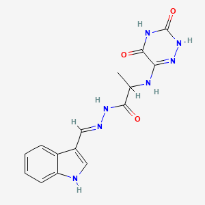 molecular formula C15H15N7O3 B3718443 MFCD01463107 