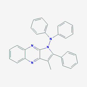 molecular formula C29H22N4 B371846 3-methyl-N,N,2-triphenyl-1H-pyrrolo[2,3-b]quinoxalin-1-amine 