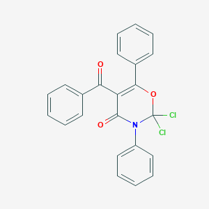 5-Benzoyl-2,2-dichloro-3,6-diphenyl-1,3-oxazin-4-one
