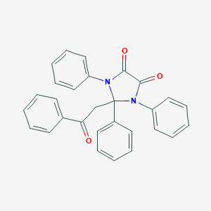 molecular formula C29H22N2O3 B371863 2-(2-Oxo-2-phenylethyl)-1,2,3-triphenyl-4,5-imidazolidinedione 