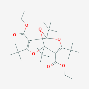 Diethyl 1,3,5,7-tetratert-butyl-2,6,9-trioxabicyclo[3.3.1]nona-3,7-diene-4,8-dicarboxylate