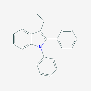 molecular formula C22H19N B371905 3-ethyl-1,2-diphenyl-1H-indole 