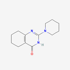 molecular formula C13H19N3O B3719071 2-(piperidin-1-yl)-5,6,7,8-tetrahydroquinazolin-4-ol CAS No. 33017-99-1