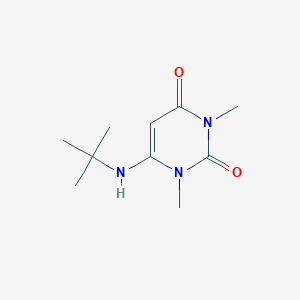 molecular formula C10H17N3O2 B371910 6-(tert-butylamino)-1,3-dimethyl-2,4(1H,3H)-pyrimidinedione 