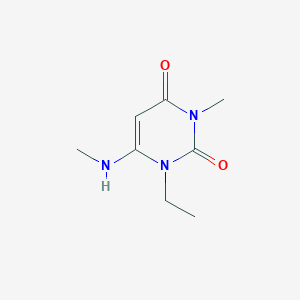 1-ethyl-3-methyl-6-(methylamino)-2,4(1H,3H)-pyrimidinedione