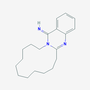 7,8,9,10,11,12,13,14,15,16-decahydroazacyclotridecino[2,1-b]quinazolin-18(6H)-imine