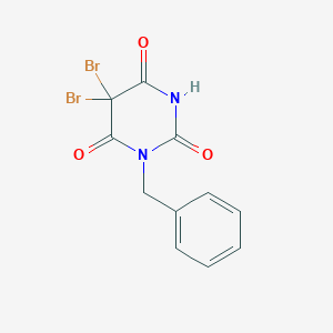 1-benzyl-5,5-dibromo-2,4,6(1H,3H,5H)-pyrimidinetrione