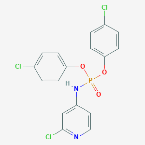 Bis(4-chlorophenyl) 2-chloro-4-pyridinylamidophosphate