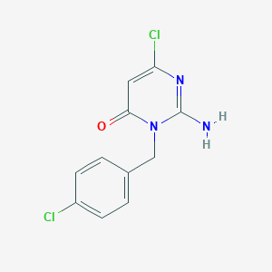 2-amino-6-chloro-3-(4-chlorobenzyl)-4(3H)-pyrimidinone