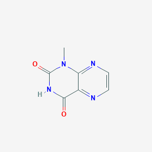 molecular formula C7H6N4O2 B371968 1-Methyl-2,4(1H,3H)-pteridinedione CAS No. 50256-18-3
