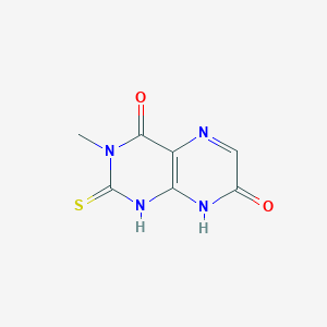 molecular formula C7H6N4O2S B371969 3-methyl-2-thioxo-2,3-dihydro-4,7(1H,8H)-pteridinedione 