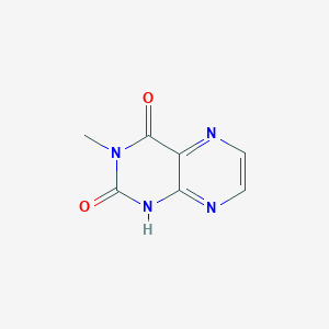 molecular formula C7H6N4O2 B371975 3-methyl-1H-pteridine-2,4-dione CAS No. 50256-19-4