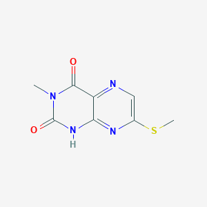 3-methyl-7-(methylsulfanyl)-2,4(1H,3H)-pteridinedione