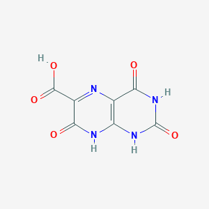 molecular formula C7H4N4O5 B371987 7-Hydroxy-2,4-dioxo-1,2,3,4-tetrahydro-6-pteridinecarboxylic acid 