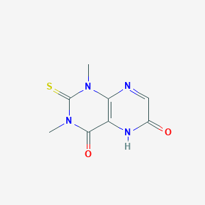 molecular formula C8H8N4O2S B371989 1,3-Dimethyl-2-thioxo-1,2,3,5-tetrahydro-4,6-pteridinedione 