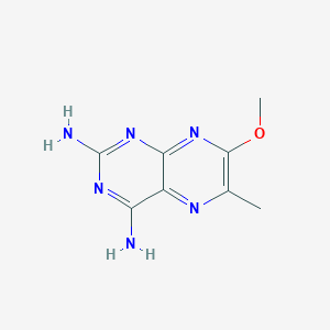 molecular formula C8H10N6O B371998 7-Methoxy-6-methylpteridine-2,4-diamine CAS No. 343347-40-0