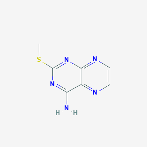 molecular formula C7H7N5S B372016 2-(Methylsulfanyl)-4-pteridinamine CAS No. 70779-62-3