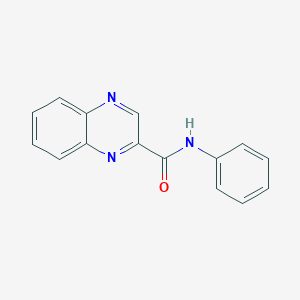 molecular formula C15H11N3O B372024 N-phenyl-2-quinoxalinecarboxamide CAS No. 37648-63-8