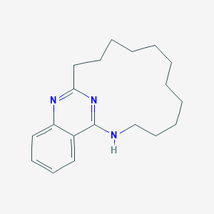 molecular formula C19H27N3 B372028 2-Aza-1(1,4)-quinazolinacyclotridecaphane 