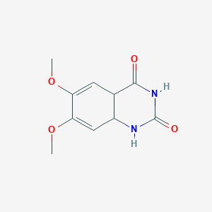 molecular formula C10H12N2O4 B372029 6,7-dimethoxy-4a,8a-dihydro-2,4(1H,3H)-quinazolinedione 