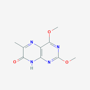 molecular formula C9H10N4O3 B372032 2,4-dimethoxy-6-methyl-7(8H)-pteridinone 