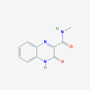 molecular formula C10H9N3O2 B372033 N-methyl-3-oxo-4H-quinoxaline-2-carboxamide CAS No. 99185-73-6