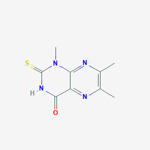molecular formula C9H10N4OS B372040 1,6,7-trimethyl-2-thioxo-2,3-dihydro-4(1H)-pteridinone 