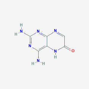 molecular formula C6H6N6O B372041 2,4-diamino-5H-pteridin-6-one CAS No. 1917-45-9