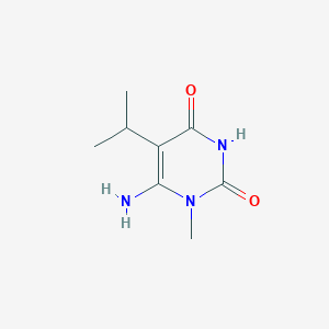 molecular formula C8H13N3O2 B372042 6-amino-5-isopropyl-1-methylpyrimidine-2,4(1H,3H)-dione 