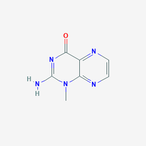 molecular formula C7H7N5O B372046 2-amino-1-methyl-4(1H)-pteridinone 