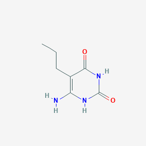 molecular formula C7H11N3O2 B372047 6-amino-5-propylpyrimidine-2,4(1H,3H)-dione 