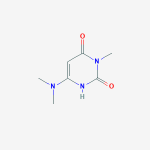 molecular formula C7H11N3O2 B372054 3-Methyl-6-(dimethylamino)uracil 