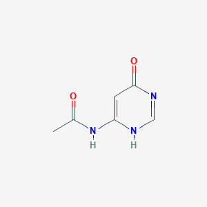 molecular formula C6H7N3O2 B372067 N-(6-oxo-1,6-dihydropyrimidin-4-yl)acetamide CAS No. 88394-14-3