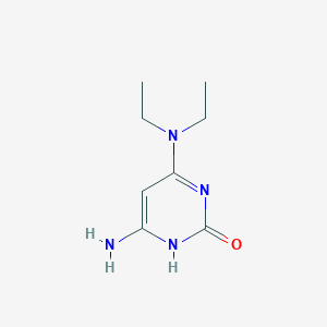 molecular formula C8H14N4O B372071 4-Amino-6-(diethylamino)pyrimidin-2-ol 