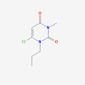 molecular formula C8H11ClN2O2 B372075 6-chloro-3-methyl-1-propylpyrimidine-2,4(1H,3H)-dione 