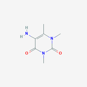 molecular formula C7H11N3O2 B372076 5-Amino-1,3,6-trimethylpyrimidine-2,4-dione CAS No. 55276-24-9