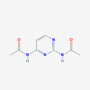 molecular formula C8H10N4O2 B372078 N-[2-(acetylamino)pyrimidin-4-yl]acetamide CAS No. 4994-87-0