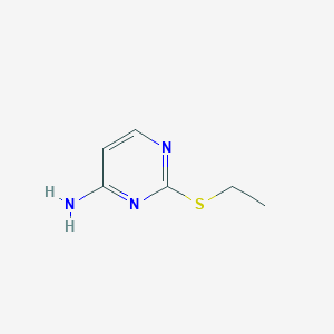 molecular formula C6H9N3S B372080 4-Pyrimidinamine, 2-(ethylthio)- CAS No. 54308-63-3