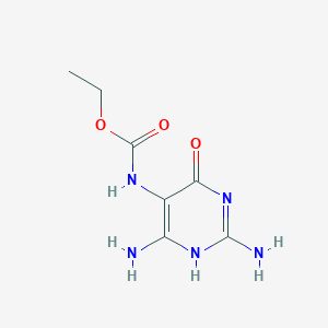 ethyl N-(2,6-diamino-4-oxo-1H-pyrimidin-5-yl)carbamate