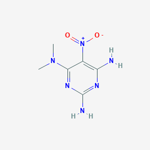 2,4-Diamino-6-(dimethylamino)-5-(nitro)pyrimidine