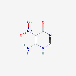 molecular formula C4H4N4O3 B372119 6-Amino-5-nitropyrimidin-4-ol CAS No. 36746-26-6