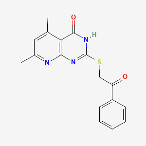 molecular formula C17H15N3O2S B3721359 MFCD02366356 
