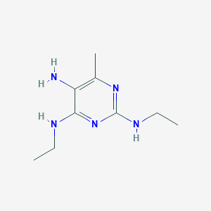 2-N,4-N-diethyl-6-methylpyrimidine-2,4,5-triamine
