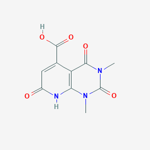 1,3-Dimethyl-2,4,7-trioxo-1,2,3,4,7,8-hexahydropyrido[2,3-d]pyrimidine-5-carboxylic acid