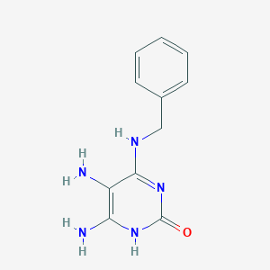 4,5-diamino-6-(benzylamino)pyrimidin-2(1H)-one